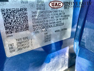 2018 GMC Canyon 4WD SLE