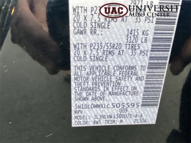 2020 INFINITI QX60 LUXE LUXE